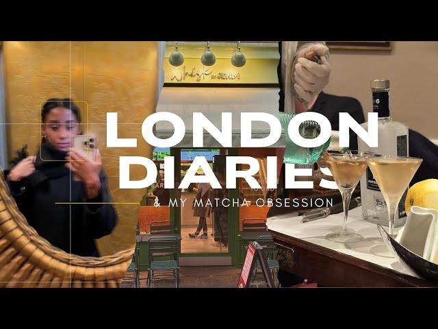 MY MATCHA OBSESSION a chaotic London vlog, Canary Wharf, & Westfield shopping | A Florida Gal Abroad