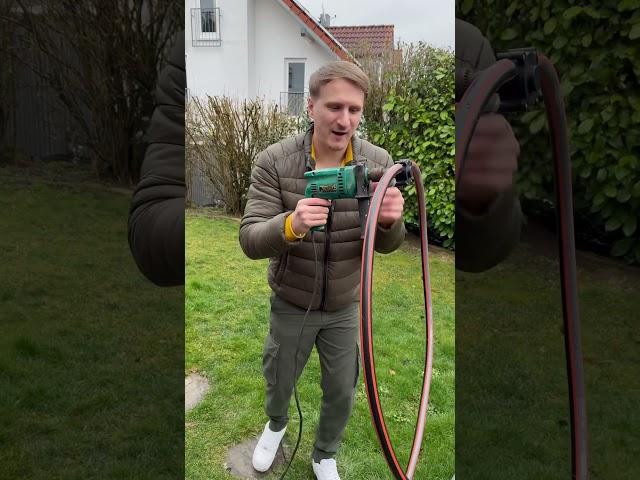 This drill bit makes watering without a water connection possible!
