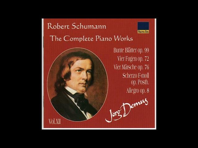 Robert Schumann Complete Piano Works (Jörg Demus) CD12