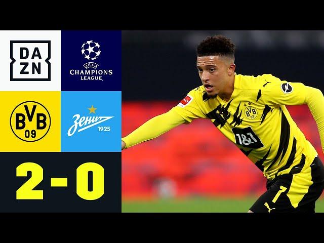 Sancho & Haaland erlösen ideenlosen BVB: Dortmund - Zenit 2:0 | UEFA Champions League | DAZN