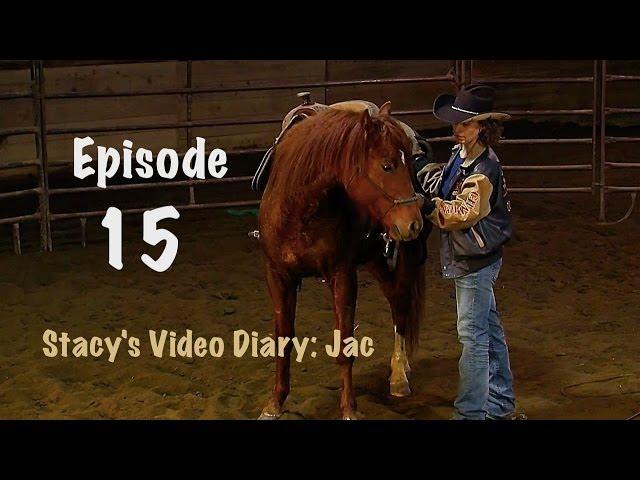 Stacy's Video Diary: Jac-Episode 15-First saddling; saddle falling off, bucking and more tips