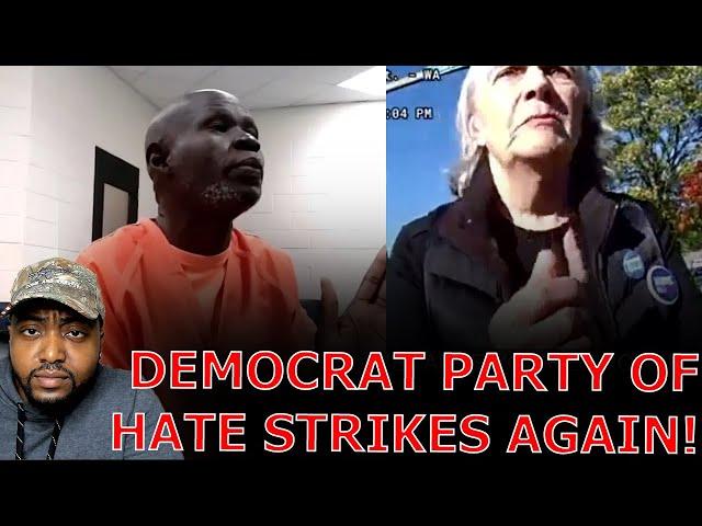 Black Liberal Almost Stabs White Man To Death Over Biden Declaring Trump Supporters Are Garbage!