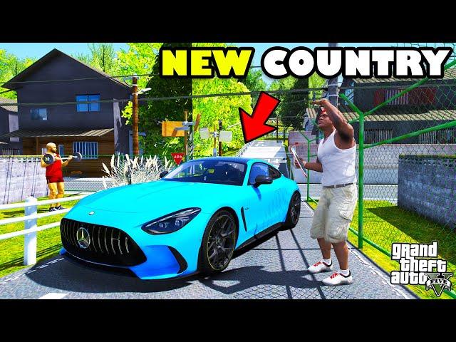 Franklin Made The Biggest Country Of World In GTA 5 | SHINCHAN and CHOP