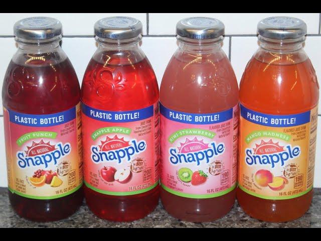 Snapple: Fruit Punch, Snapple Apple, Kiwi Strawberry & Mango Madness Review