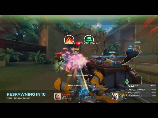 [RU] Paladins 2x М134 толкают тележку