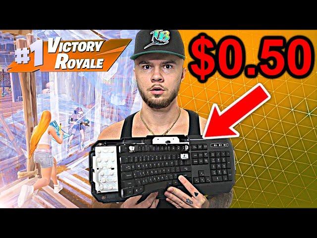 I Tried Using The WORST Fortnite Keyboard...