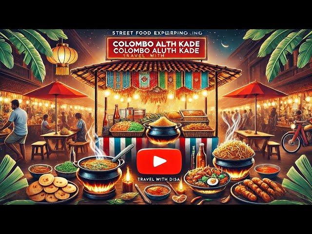 " Colombo Street Food Adventure Aluth Kade Must - Try Dishes " Travel with Disa