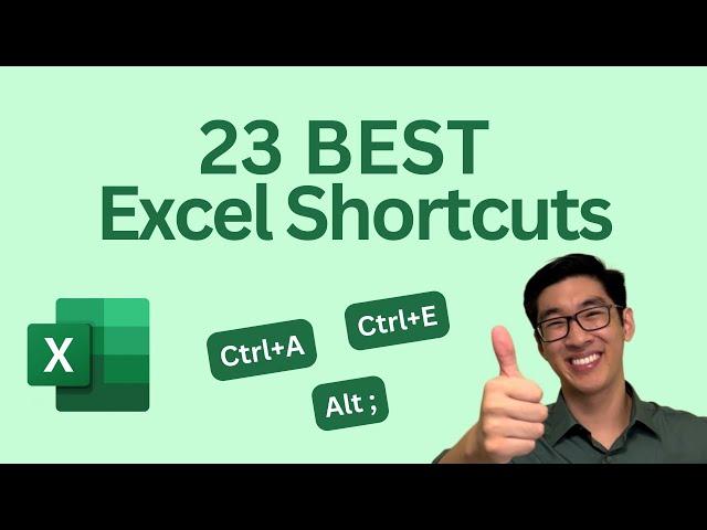 Excel Shortcuts You NEED To Know