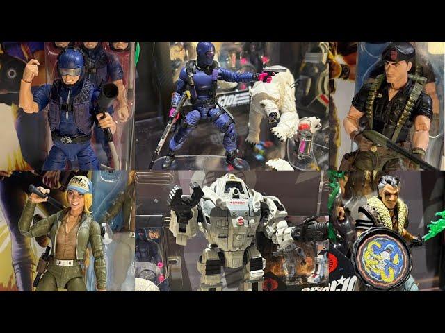 New GiJoe Classified action figures on display Hasbro Pulse at toy fair