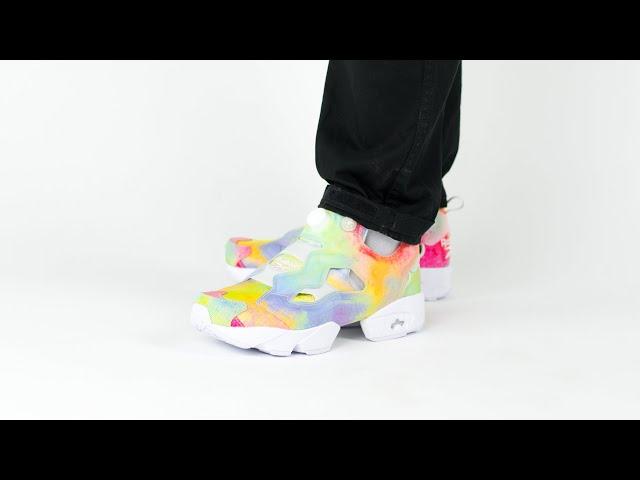 REEBOK INSTAPUMP PRIDE "WHITE" - ON FEET LOOK