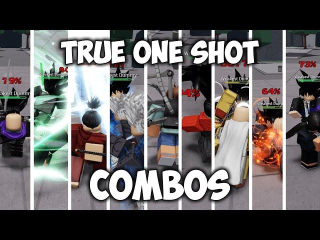 TRUE ONE SHOT COMBOS FOR EVERY CHARACTER (Strongest battlegrounds) #4