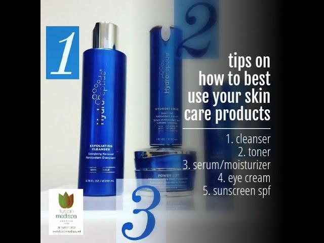 How to use your skin care Products recommended Fusion Medispa Tampa