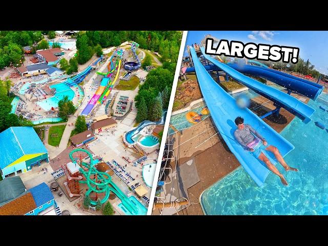 New York's LARGEST Water Theme Park! Water Safari All Slide POV's