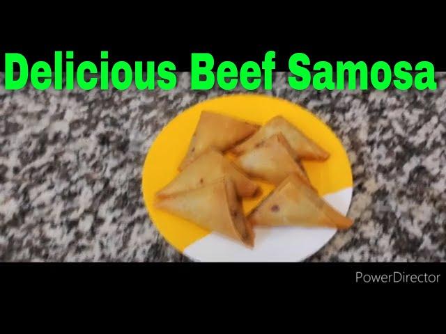 Beef Samosa Recipe (Step By Step) | How To Make Beef Samosa (Arabic Style (At Home) | Simple/Easy