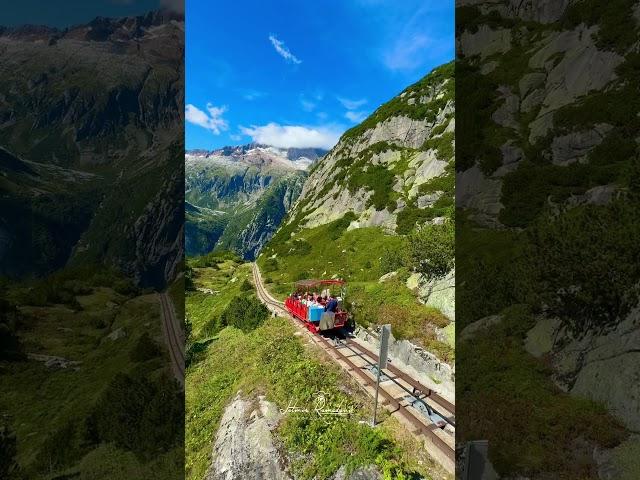 Visit these 5 places in Switzerland#brienzrothorn #kleinescheidegg #rheinfall #gelmerbahn #wengen