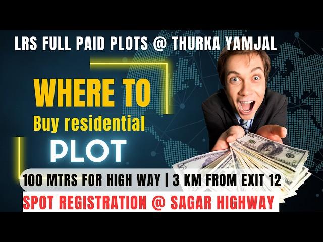 LRS full paid plots available at #turkayamjal | SPOT REGISTRATION #injapur #sagarhighway #adibatla