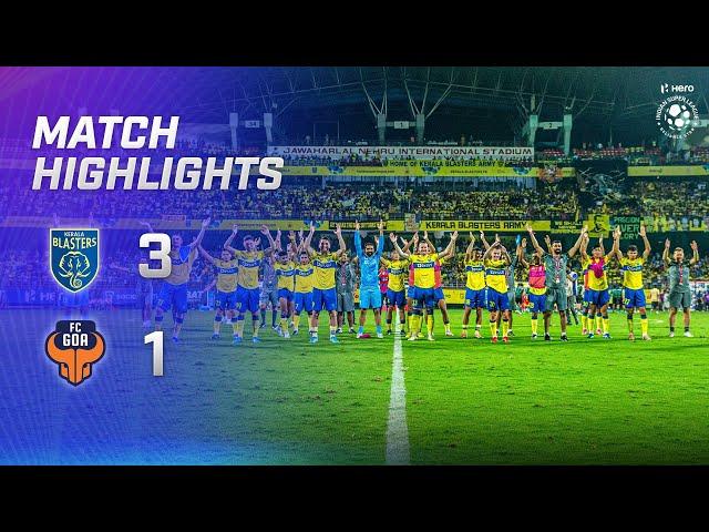 Highlights - Kerala Blasters 3-1 FC Goa | MW 6, Hero ISL 2022-23