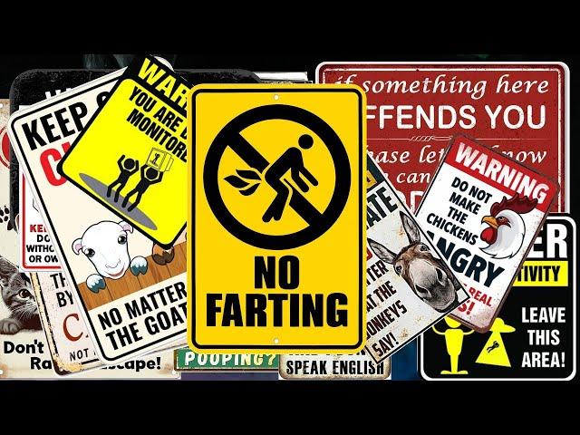 FUNNY WARNING SIGNS