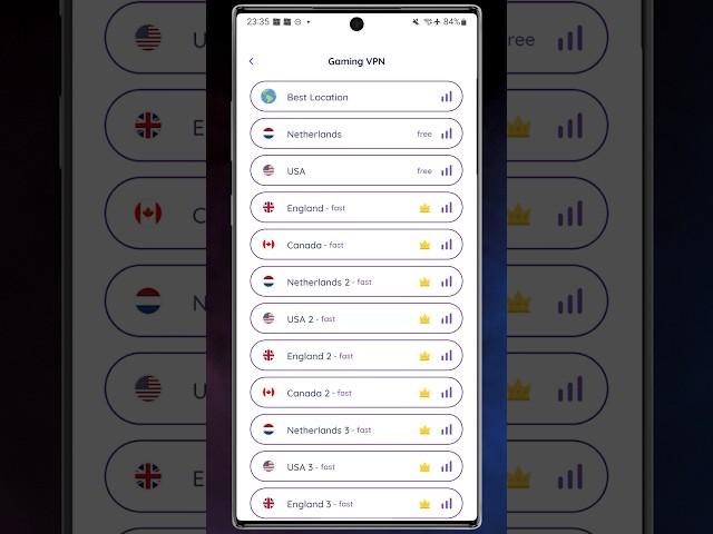 Best Free Gaming VPN in Android