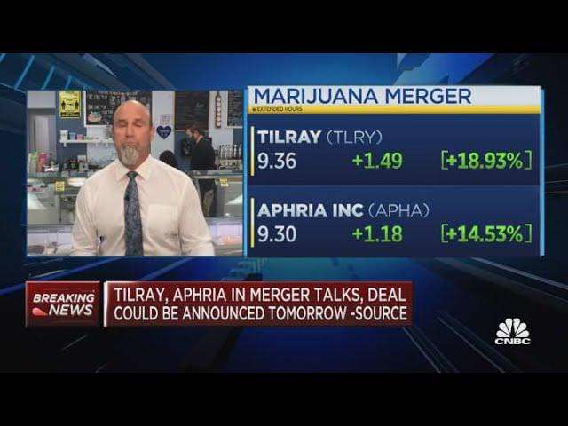 Cannabis companies Tilray, Aphria in merger talks, deal could be announced tomorrow