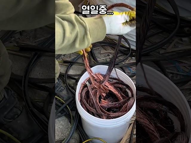 고물상에서 찾은 배전반에는 구리가 몇 kg 들어있을까?