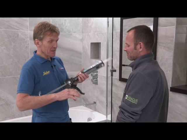 How to seal around a basin or bath with silicone