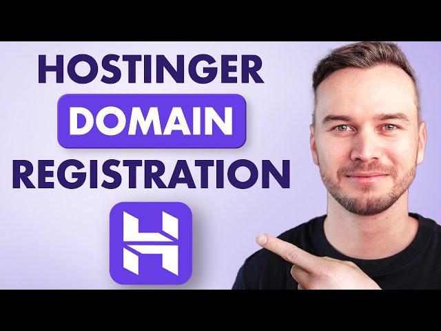 Hostinger Domain Registration Tutorial - Step by Step