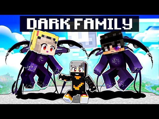 Adopted by a DARK FAMILY in Minecraft! (Hindi)