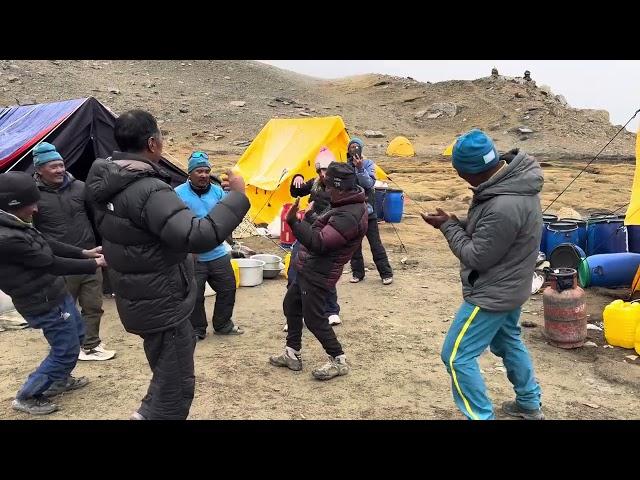 Sherpas High Altitude Celebration Dance in Nepal  on 5200m altitude with Deniz Kayadelen