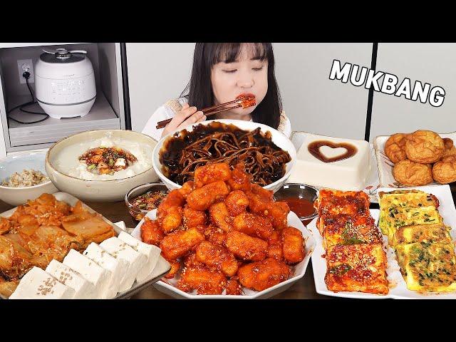 COOKING MUKBANG :) PROTEIN BOMB!!! 8KINDS DELICIOUS TOFU DISHES~~~.