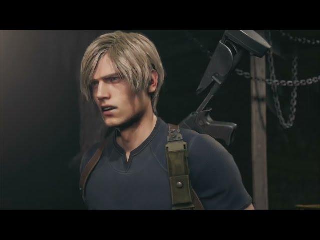 RESIDENT EVIL4 Remark_電鋸婆*2，礙事莉必須先給她安頓好。