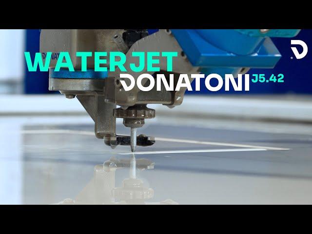 DONATONI J5.42 WATERJET CUTTING CENTRE - pressures up to 4200bar!