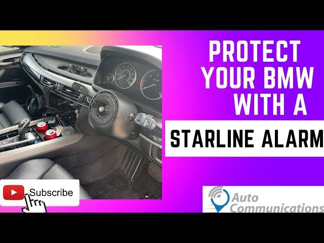 BMW steering wheel & interior stripped? adding a Starline alarm will protect this! Best UK car alarm