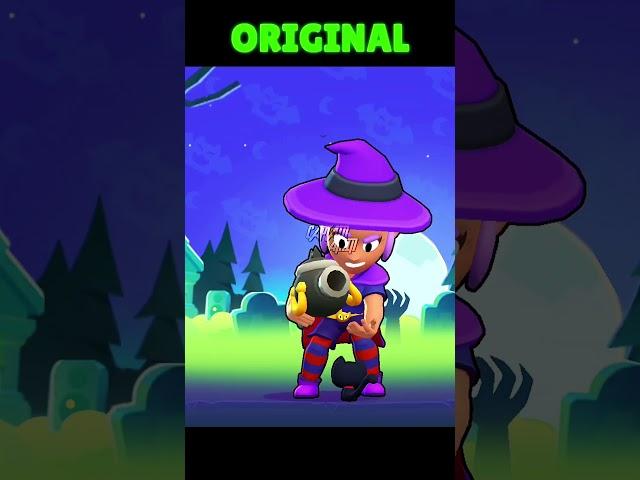 Original Vs Remake Skins  | BrawlStars | #brawlstars #shorts #viralshorts #edit #foryou