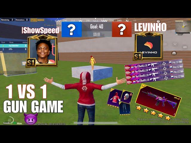 BEST FUNNYWOW GAMEPLAY WITH |ShowSpeed AND LEVINHO1VS1 GUN GAME DEATH MATCHSAMSUNG,A7,A8,J4J5,36