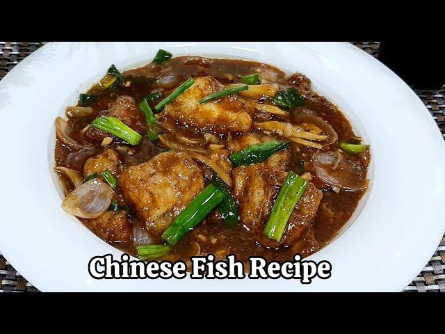 Chinese Fish Recipe | Stir Fried Soya Sauce Fish Recipe | Restaurant Style Stir fry fish | 中国鱼炒