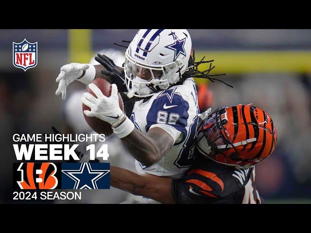 Cincinnati Bengals vs. Dallas Cowboys Game Highlights | NFL 2024 Season Week 14