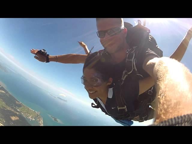 Akansha's First Tandem Skydive over the beautiful Fiji Islands