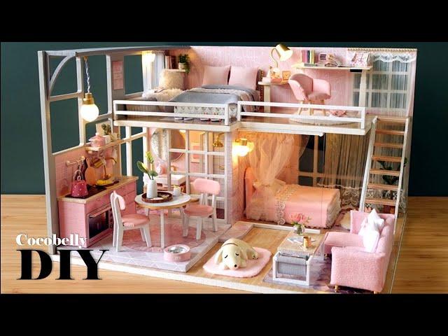 Dream Loft Apartment | DIY Miniature Dollhouse Crafts | FlexiSpot E7 Pro Standing Desk