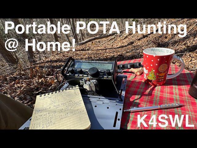 Portable POTA Hunting: A Long, Boring Video Guaranteed to Cure Insomnia!