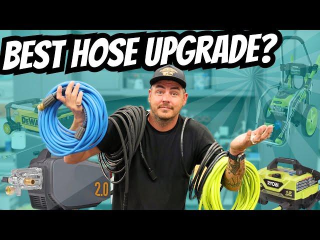 Best Hose Upgrade for your PRESSURE WASHER - Ryobi, Active, Craftsman, and more...