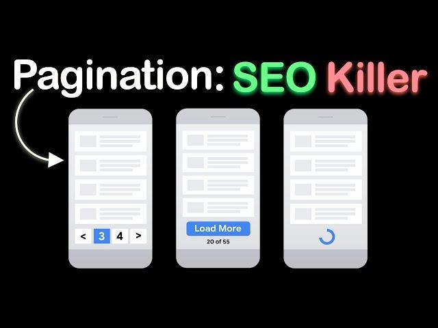 How pagination can cause poor SEO (No more Infinite Scrolling?)