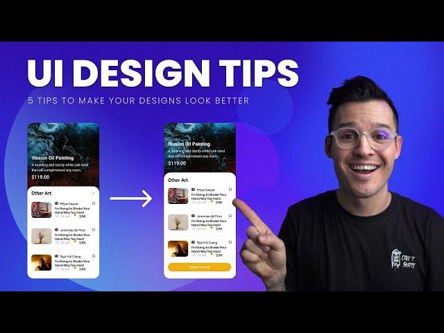 5 Tips to improve your UI Designs