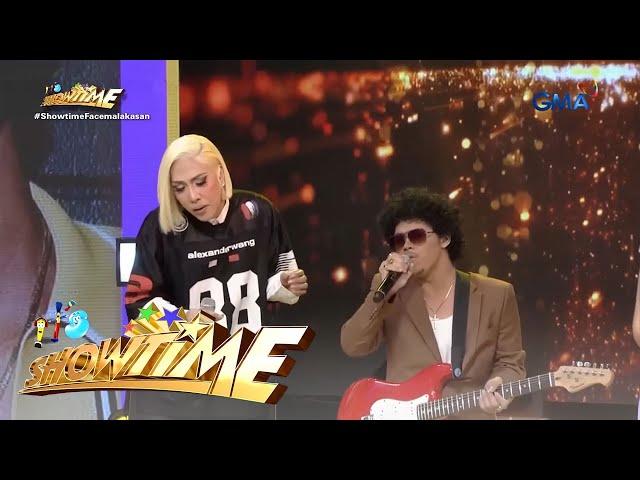 Bruno Mars Kalokalike, ipinamalas ang galing sa pagkanta ng 'Die With a Smile' | It's Showtime