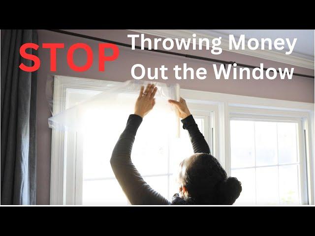 How to Insulate Your Windows This Fall and Winter! - Thrift Diving