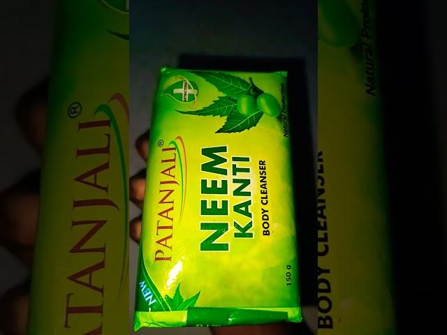 #patanjali Neem kanti Body cleanser #soap #patanjali