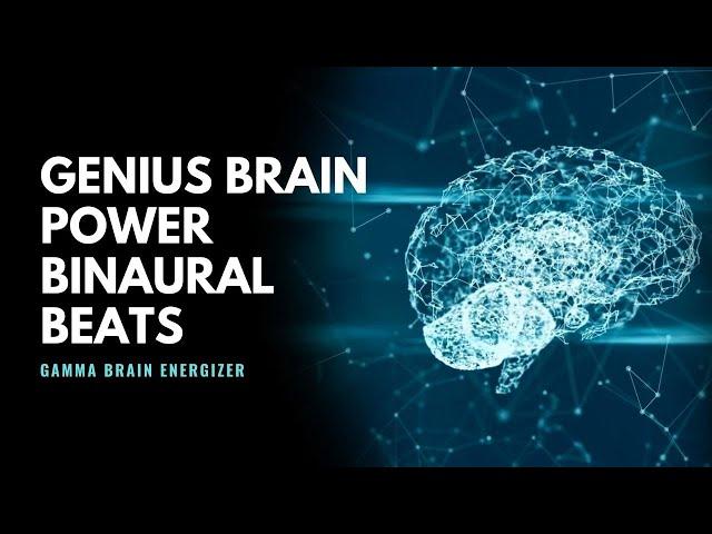 Gamma Brain Energizer | Genius Brain Power Binaural Beats | Embrace Your Creative Nature | 528 Hz