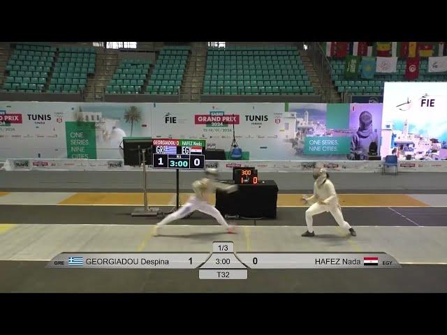 Tunis Grand Prix 2024 SWS - L32 - Despina Georgiadou GRE v Nada Hafez EGY