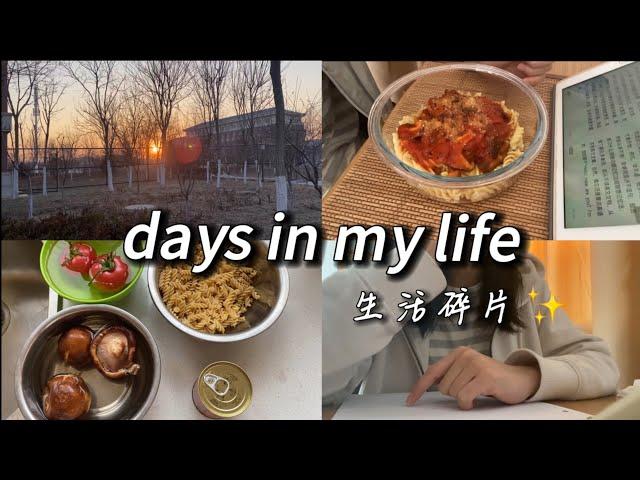 中国留学VLOG｜first outing in 2023｜cooking simple vegan meal｜learning Japanese｜workout, skincare