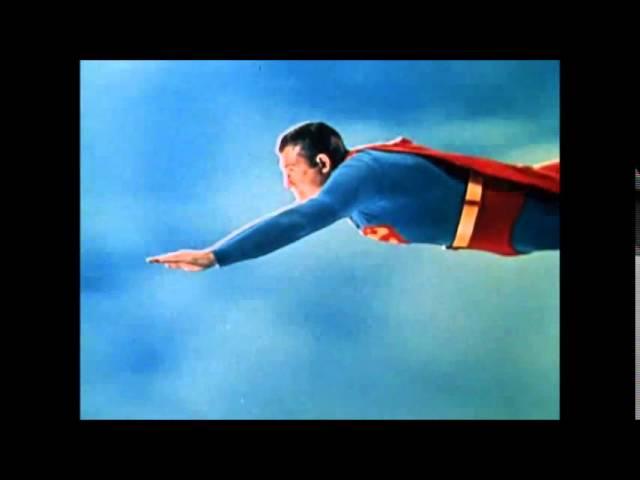 Adventures Of Superman - Color Flying With Superman
